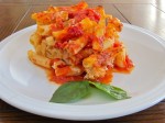 A quick, rich baked pasta dish from beautiful Sorrento on the Bay of Naples.